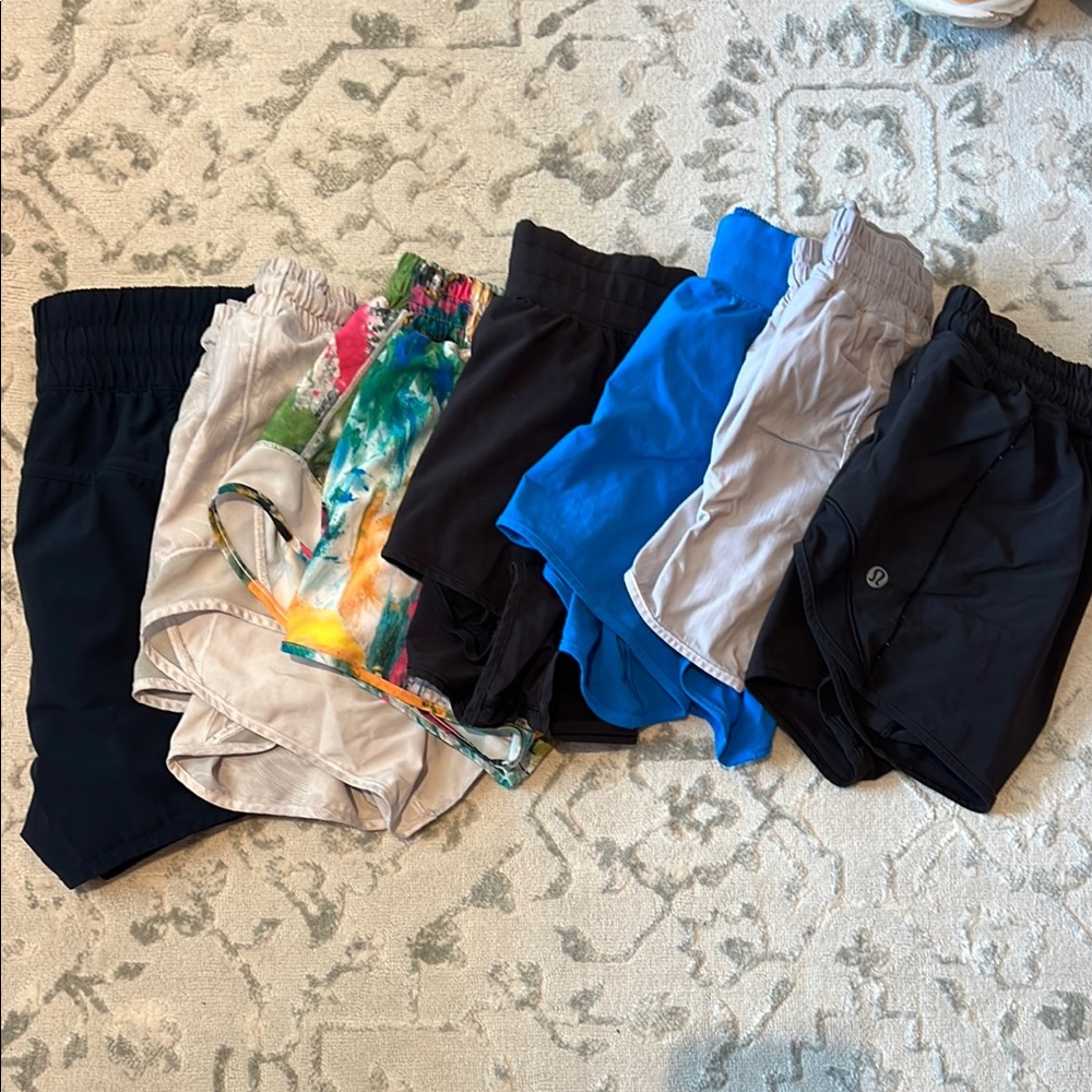 Lululemon shorts - $60 for all 7 pairs, differing sizes!!!